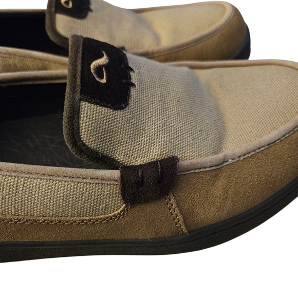 Vintage Men's Adio Skater Shoe Brown & Tan Leather Slip-On Shoes Size 10 USED - Picture 5 of 15